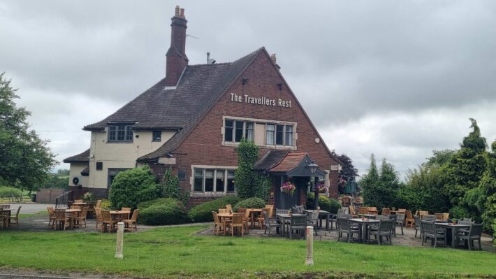 The Travellers Rest on Mapperley Plains in Nottingham