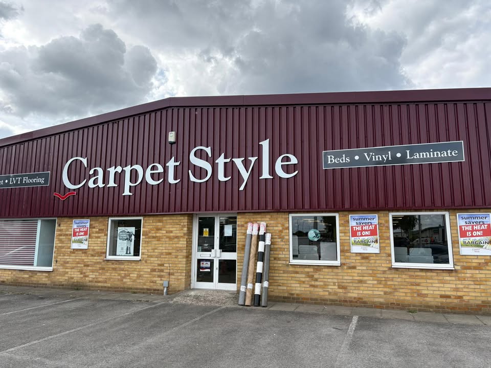 Exterior view of the Carpet Style showroom in Netherfield Nottingham