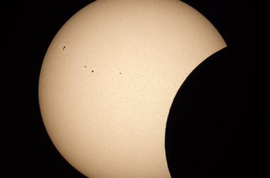 The solar eclipse of August 2026 taken from Mapperley Plains in Nottingham